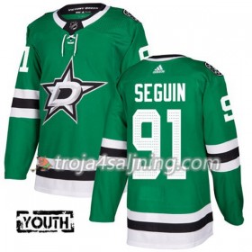 Dallas Stars tröja Tyler Seguin 91 Adidas 2017-2018 Kelly Grön Authentic - NHL Tröjor Barn